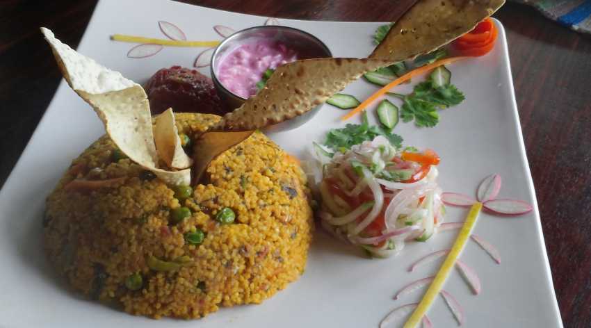 Millet Biryani at Dune