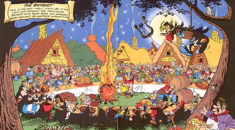 How Asterix and Tintin whetted our appetite for roast wild boar  and ‘Szlaszeck with mushrooms’
