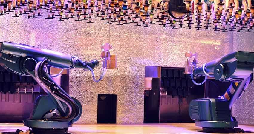 This bar manned by robots is just too cool