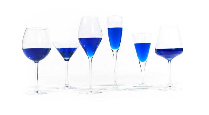 A blue wine? You must be joking