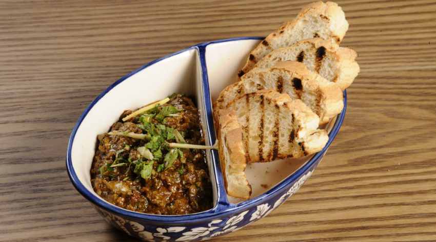 NRI - Chicken liver Masala on Toast