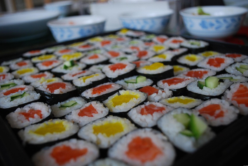 Sushi mosaic - alpha -flickr