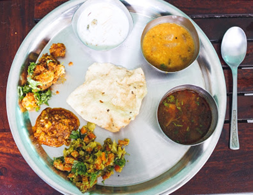 Andhra thali