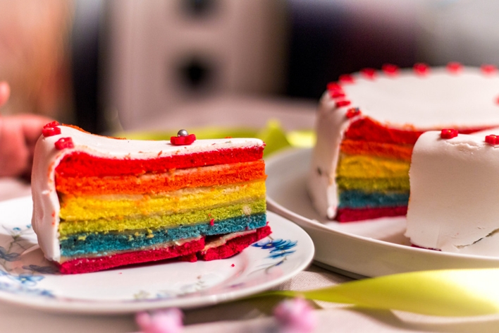 Rainbow cake - Thierry Leclerc, Flickr