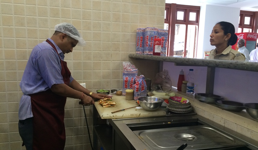 sandwich at CST canteen