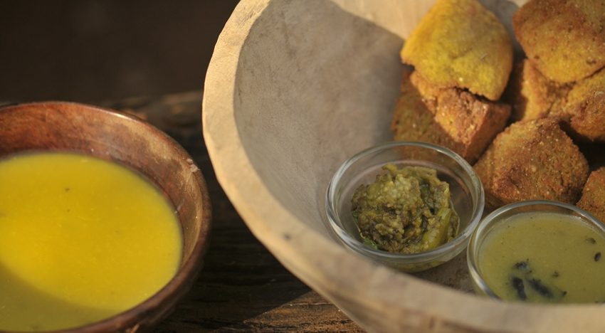 Food Memory Project: Varan batti and vangyachi bhaaji ani kadhi at weddings
