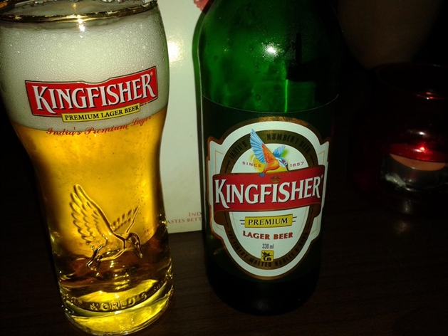 kingfisher beer - ceiling