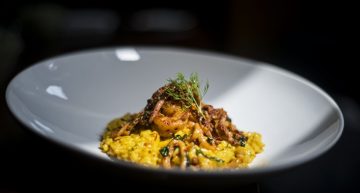 Recipe: Risotto of seafood with cherry tomatoes and basil