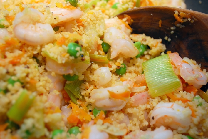 Shrimp with Couscous