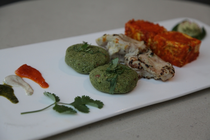 Tiranga kebab platter Vivanta by Taj, Gurgaon