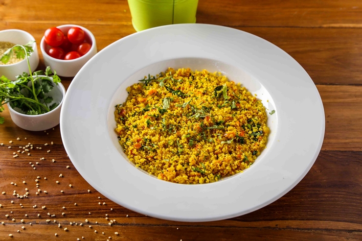 Cous Cous Upma at Garde Manger Cafe, Vile Parle - 360 Super Food Fest